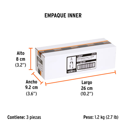 TRUPER EXPERT PINZA ALICATE MULTIUSO 8" 103012 PMU-8EX