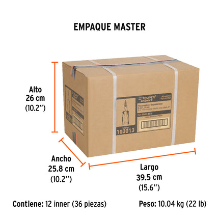 TRUPER PINZA MULTIUSO DE PUNTA LARGA 103013 PMU-8PX