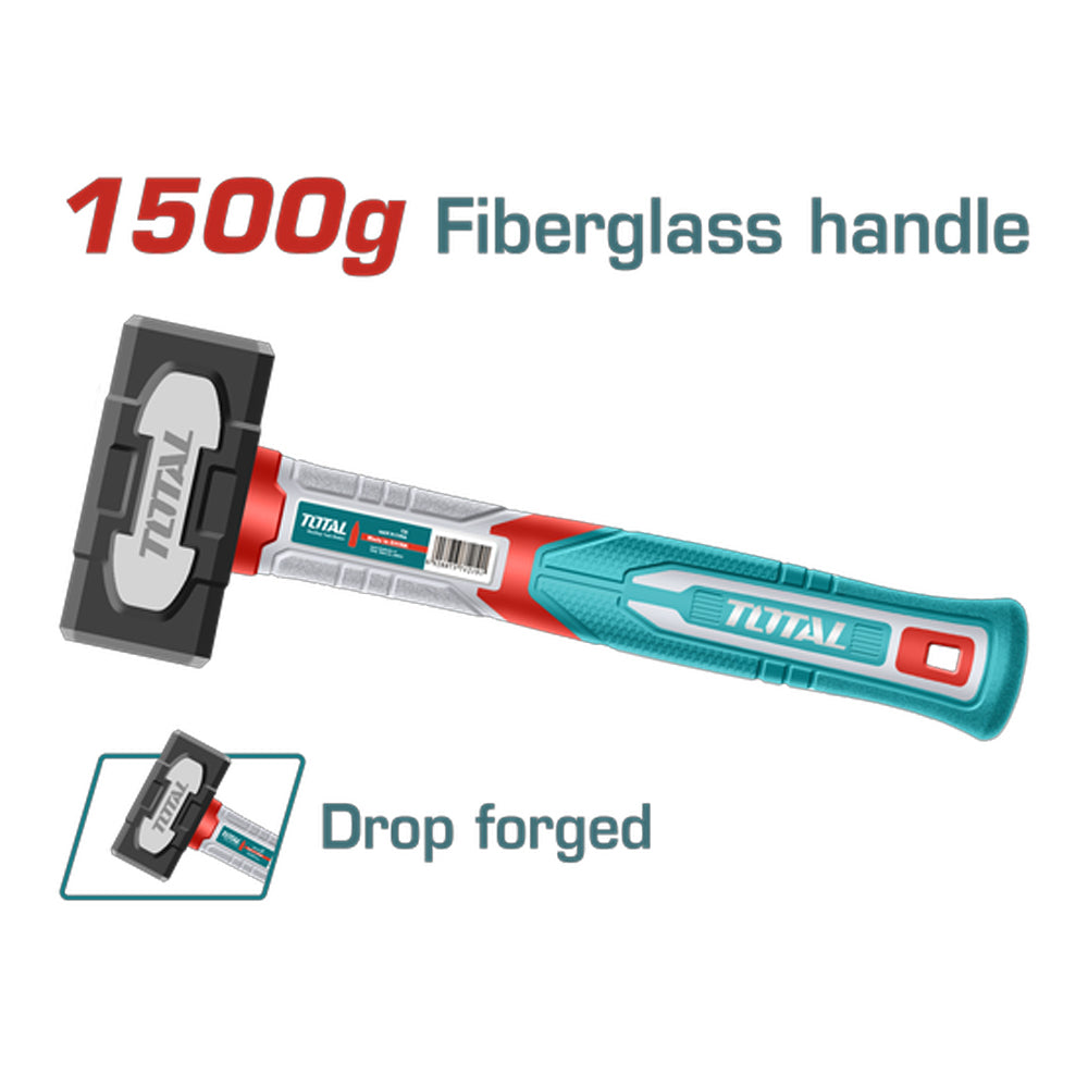TOTAL MAZO 1500G MANGO FIBRA DE VIDRIO THSTH61500