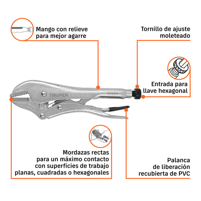 TRUPER HOMBRE SOLO 10"  17424