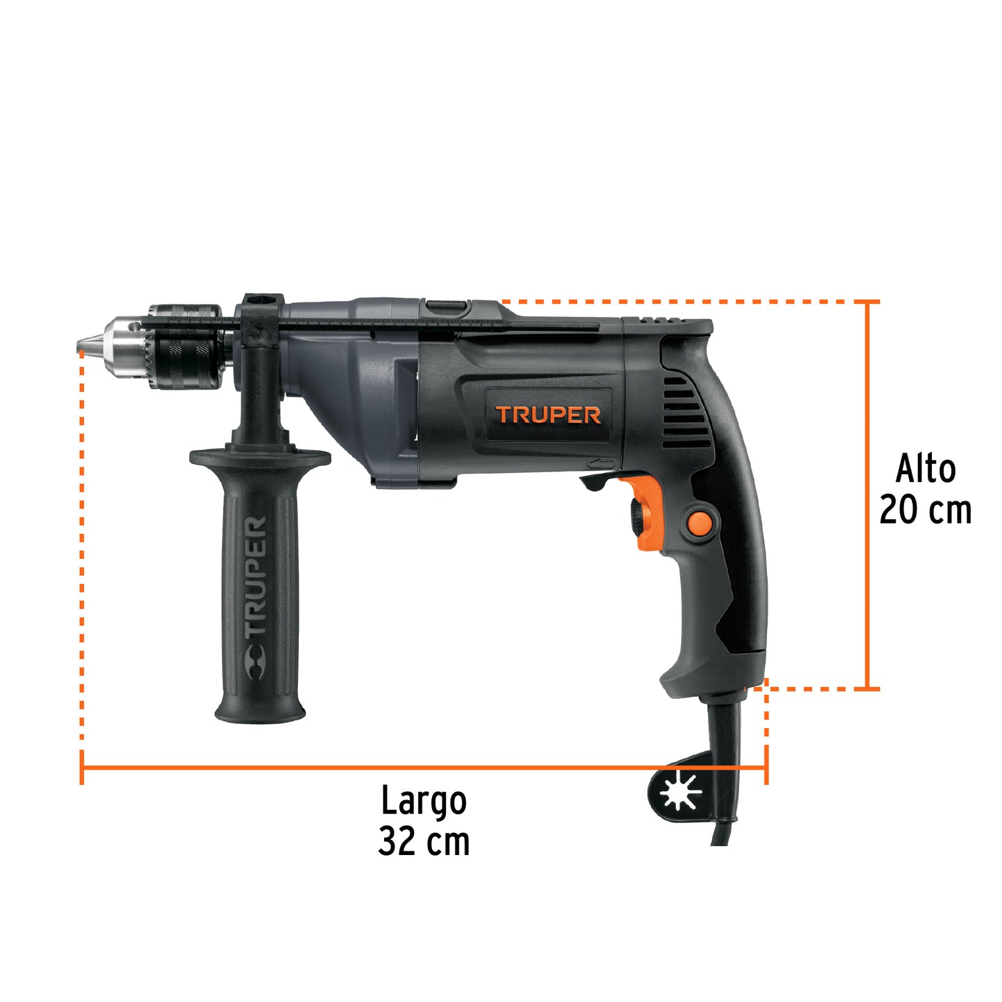 TRUPER INDUSTRIAL TALADRO ROTOMARTILLO 1/2" - 800W - 15683