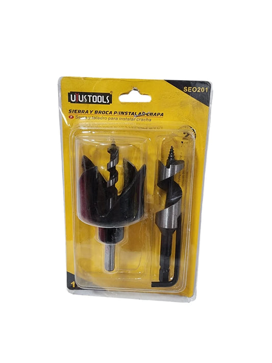 UYUSTOOLS SIERRA Y BROCA P/ INSTALAR CHAPA SEO201