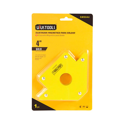 UYUSTOOLS SUJETADOR MAGNETICO PARA SOLDAR 4" SMS04U
