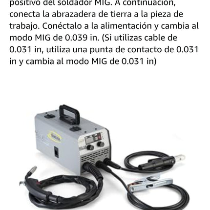 SSIMDER Soldador MIG 140A 2 en 1 Soldador de núcleo de fundente/varilla Soldador de voltaje dual de 110 V/220 V