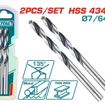 TOTAL BROCA LAMINA 7/64" JUEGO X 2PZS TAC1206474