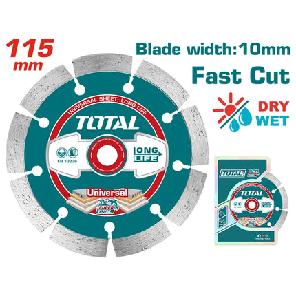 TOTAL DISCO DIAMANTADO SEGMENTADO 4-1/2" TAC2111153