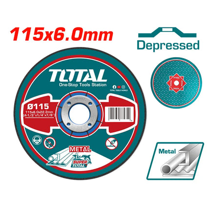 TOTAL DISCO DESBASTE 4-1/2" PARA PULIR TAC2231151