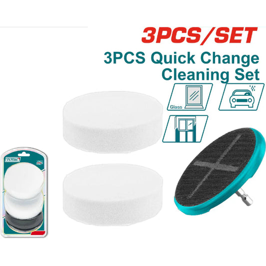 TOTAL JUEGO DE ESPONJAS SUAVES 3 PIEZAS 3.5" TAC35351