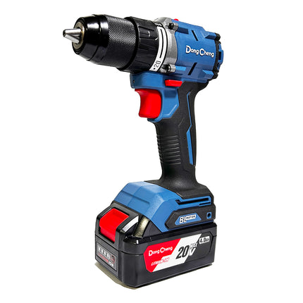 DONG CHENG COMBO 20V 4.0 AH TALADRO PERCUTOR + LLAVE DE IMPACTO DCKIT28EK