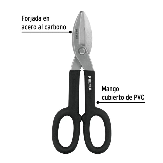 UYUSTOOLS TIJERA LATA DELUXE 10" TJL210