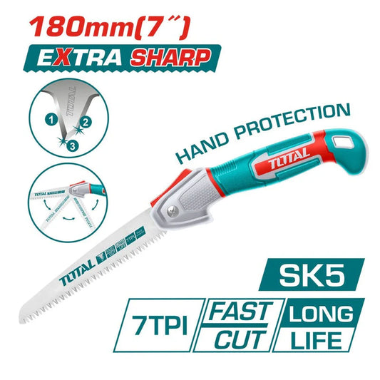 TOTAL SERRUCHO DE PODA PLEGABLE 7" THFSW1808