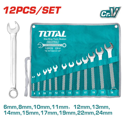 TOTAL JUEGO DE LLAVES 12 PIEZAS 6-24MM THT1022121