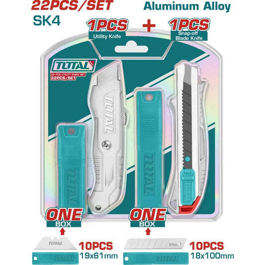 TOTAL JUEGO DE CUCHILLO 22 PIEZAS THT515226