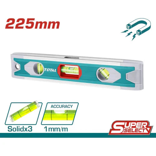 TOTAL MINI NIVEL MAGNETICO 225MM TMT2235