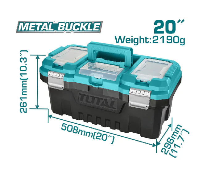 TOTAL CAJA DE HERRAMIENTAS PLASTICA 20" TPBX0202