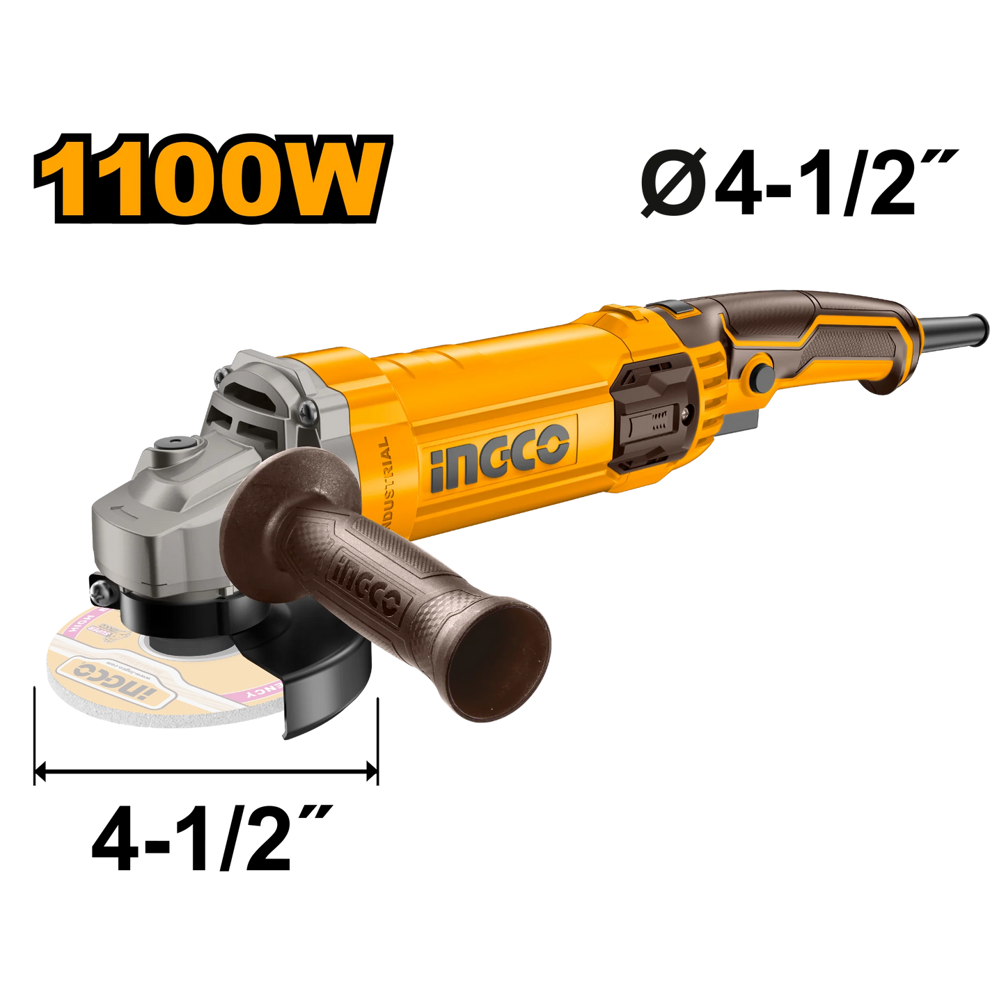 INGCO PULIDORA ANGULAR 4-1/2" 1100W