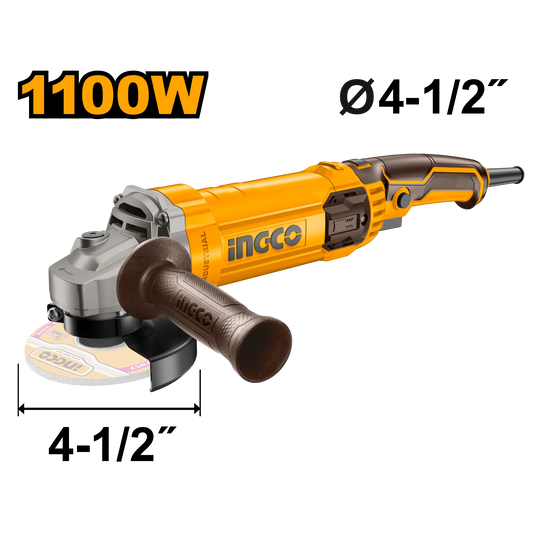 INGCO PULIDORA ANGULAR 4-1/2" 1100W