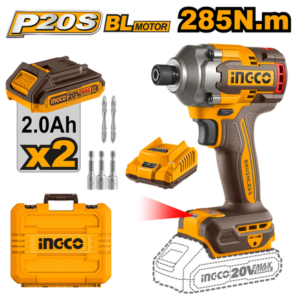INGCO ATORNILLADOR DE IMPACTO 20V 285 N.M UCIRLI2028