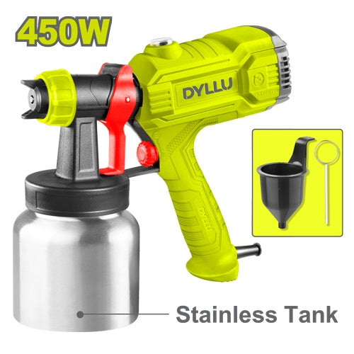 DYLLU PISTOLA DE PINTAR ELECTRICA 450W VASO METALICO  UDTEG1A02