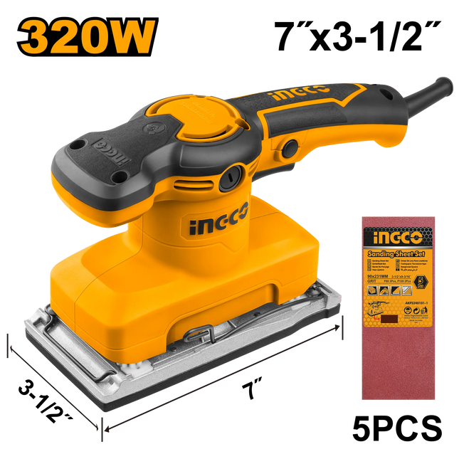 INGCO LIJADORA ORBITAL 320W UFS3208