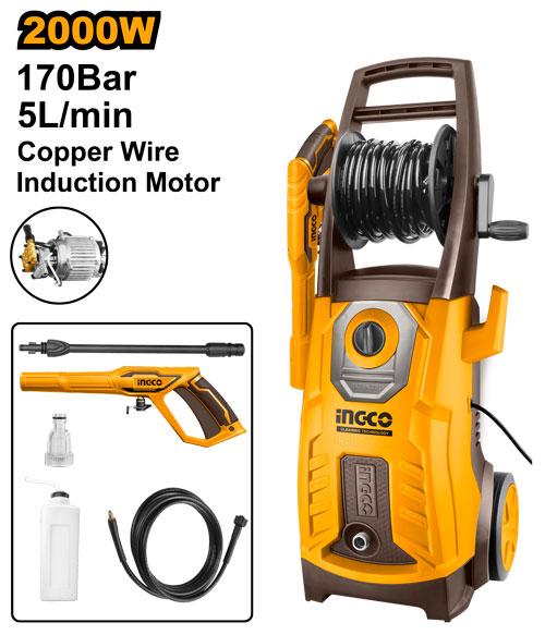 INGCO HIDROLAVADORA INDUSTRIAL 2000W 2465 PSI UHPWR25008