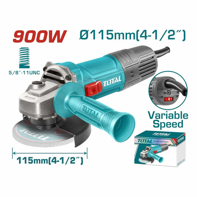 TOTAL PULIDORA ANGULAR 900W UTG1091155653