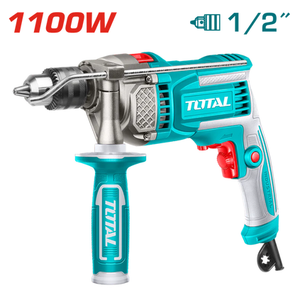 TOTAL TALADRO PERCUTOR 1/2" 1100W INDUSTRIAL UTG1111366