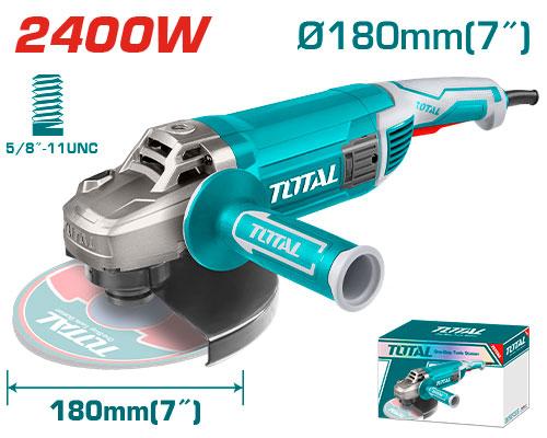TOTAL PULIDORA ANGULAR DE 7" 2400W UTG1251806