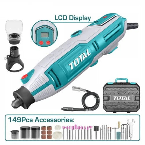 TOTAL MOTOTOOL 200W V/VARIABLE INCLUYE 149 PZS UTG2006