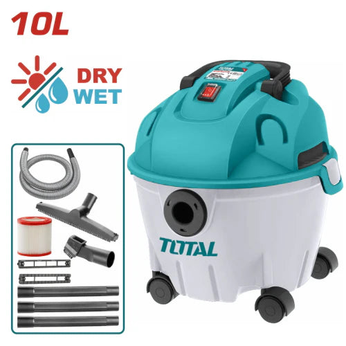 TOTAL ASPIRADORA 10 L 1200W UTVC12101