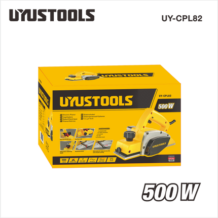 UYUSTOOLS CEPILLADORA ELECTRICA 500W UY-CPL82