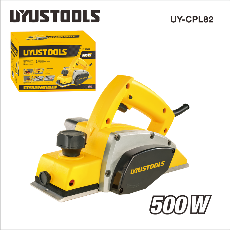 UYUSTOOLS CEPILLADORA ELECTRICA 500W UY-CPL82