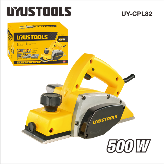 UYUSTOOLS CEPILLADORA ELECTRICA 500W UY-CPL82