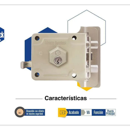 IDEACE DURALOCK CERRADURA GATO 787 TITAN DERECHA