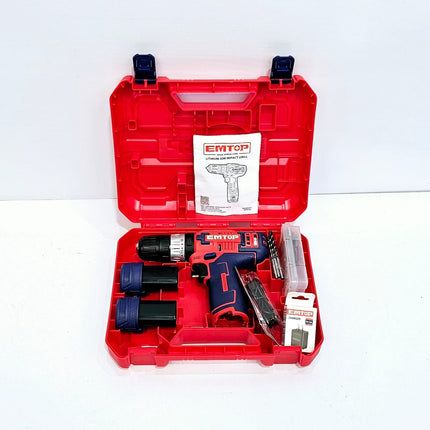 EMTOP TALADRO PERCUTOR 3/8" 12V - ECIDL12620