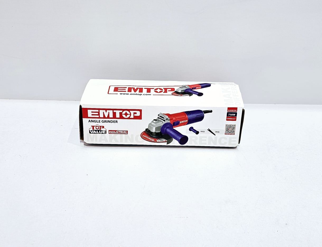 EMTOP PULIDORA ANGULAR 4-1/2" 750W - ULAGR07581