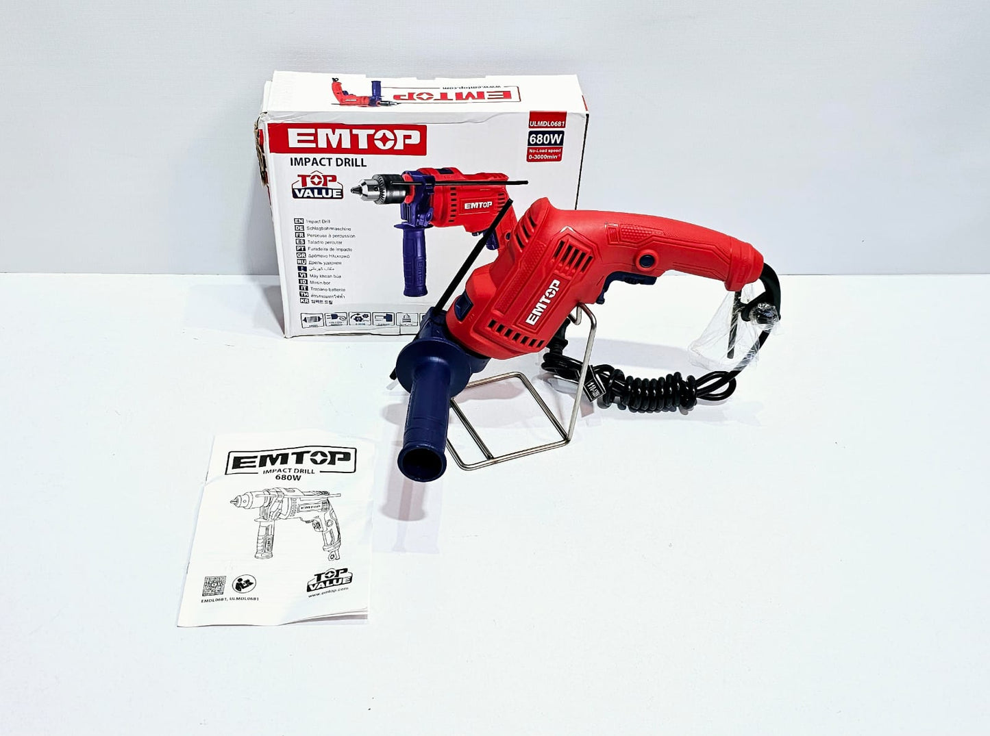 EMTOP TALADRO PERCUTO DE 1/2" 680W -  ULMDL0681