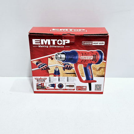 EMTOP PISTOLA DE CALOR 1600W - ULHGN16045