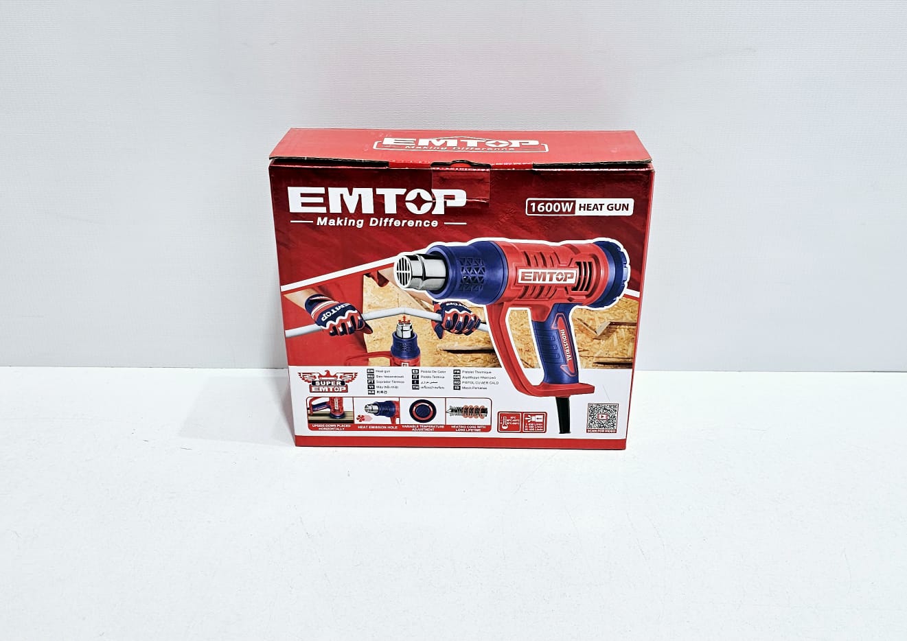 EMTOP PISTOLA DE CALOR 1600W - ULHGN16045