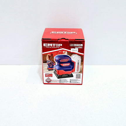 EMTOP LIJADORA DE LAMINAS ORBITAL INHALABRICA 20V - ELSHS2014
