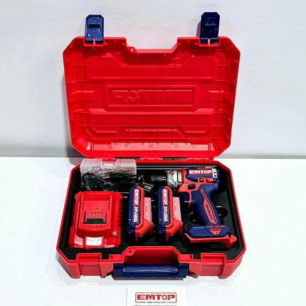 EMTOP TALADRO PERCUTOR INALAMBRICO BRUSHLESS 1/2" ULCIDL20602