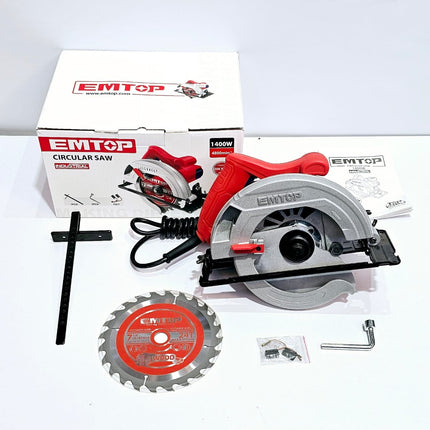EMTOP SIERRA CIRCULAR DE 7-1/4" 1400W ULCSW1852