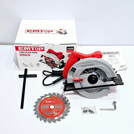 EMTOP SIERRA CIRCULAR DE 7-1/4" 1400W ULCSW1852