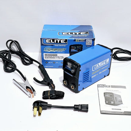 ELITE SOLDADOR INVERSOR PARA ELECTODO Y TIG 200AMP  - S16200MDV