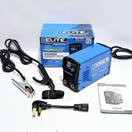 ELITE SOLDADOR INVERSOR PARA ELECTODO Y TIG 200AMP  - S16200MDV