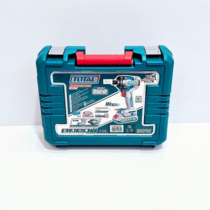 TOTAL ATORNILLADOR DE IMPACTO 20V + ESTUCHE Y ACCESORIOS - UTIRLI2028