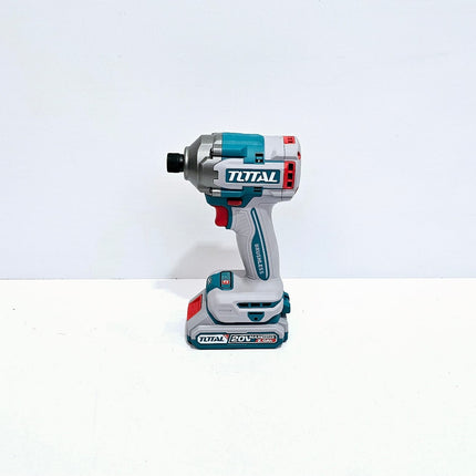TOTAL ATORNILLADOR DE IMPACTO 20V + ESTUCHE Y ACCESORIOS - UTIRLI2028