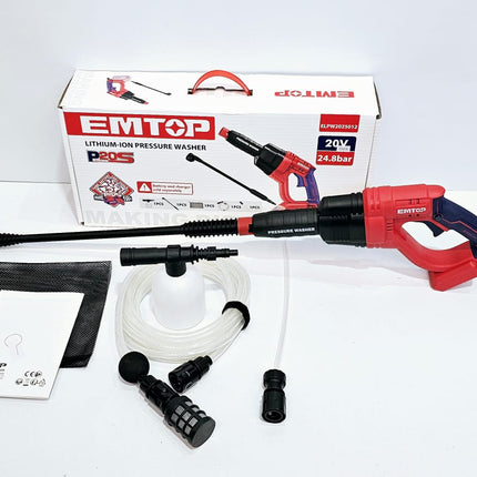 EMTOP HIDROLAVADORA INHALAMBRICA 360PSI - ELPW2025012