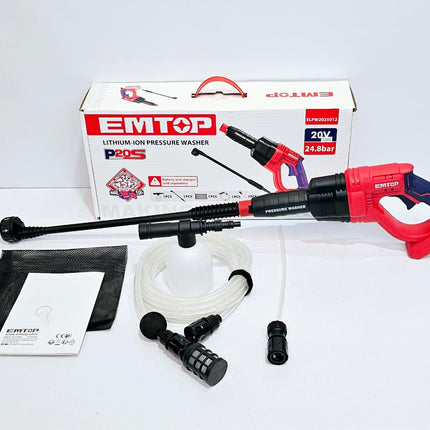 EMTOP HIDROLAVADORA INHALAMBRICA 360PSI - ELPW2025012