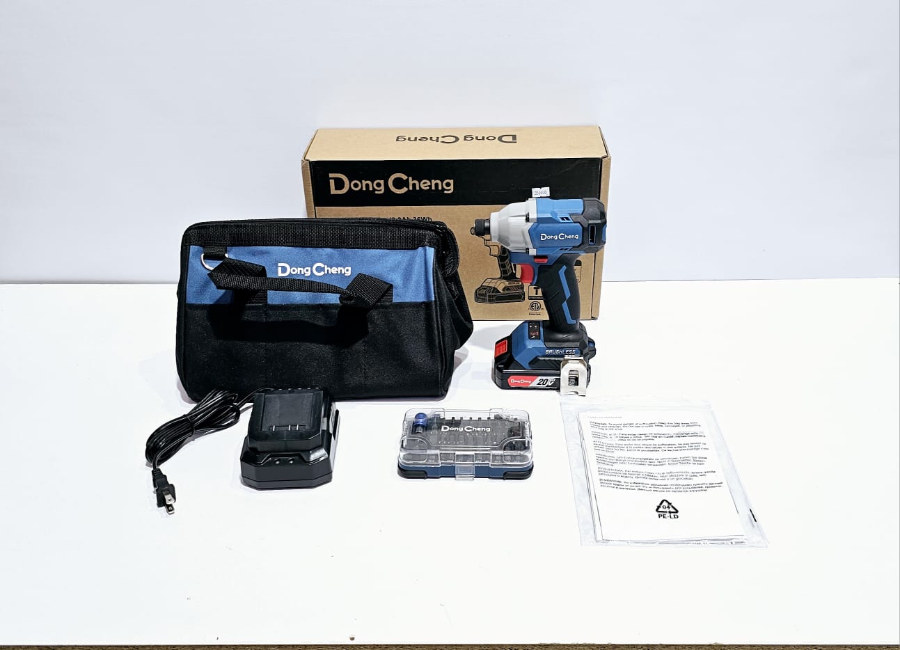 DONGCHENG KIT DE DESTORNILLADOR DE IMPACTO - DCPL03-14